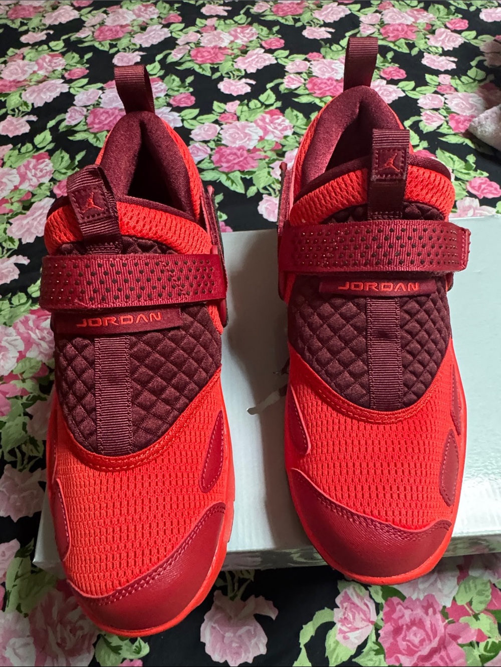 NEW Jordan women Red and Maroon Lightweight Sneakers